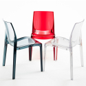 Lot de 16 chaises Femme Fatale Grand Soleil transparentes promo Bar Restaurant 