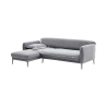 Hoekbank 3-zits slaapbank met chaise longue in stof Venus 3L Karakteristieken