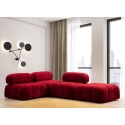 Poef voetenbank in stof 95x95cm Bubble PT Verkoop