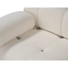 Modulaire 4-zitsbank in witte bouclé Bubble 3SB Karakteristieken