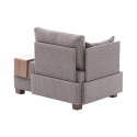 Moderne chaise longue fauteuil met geïntegreerd dienblad Fly Left Keuze