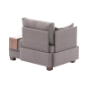 Moderne chaise longue fauteuil met geïntegreerd dienblad Fly Left Keuze