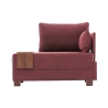 Chaise longue fauteuil in stof met geïntegreerd dienblad Fly Right 