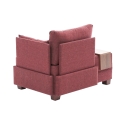 Chaise longue fauteuil in stof met geïntegreerd dienblad Fly Right 