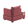 Chaise longue fauteuil in stof met geïntegreerd dienblad Fly Right 