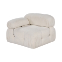 Linkerhoekmodule voor modulaire bank in bouclé Bubble 1LB Kortingen