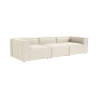 Modulaire bankstel 4-zits modern in linnen Fora 4 Verkoop