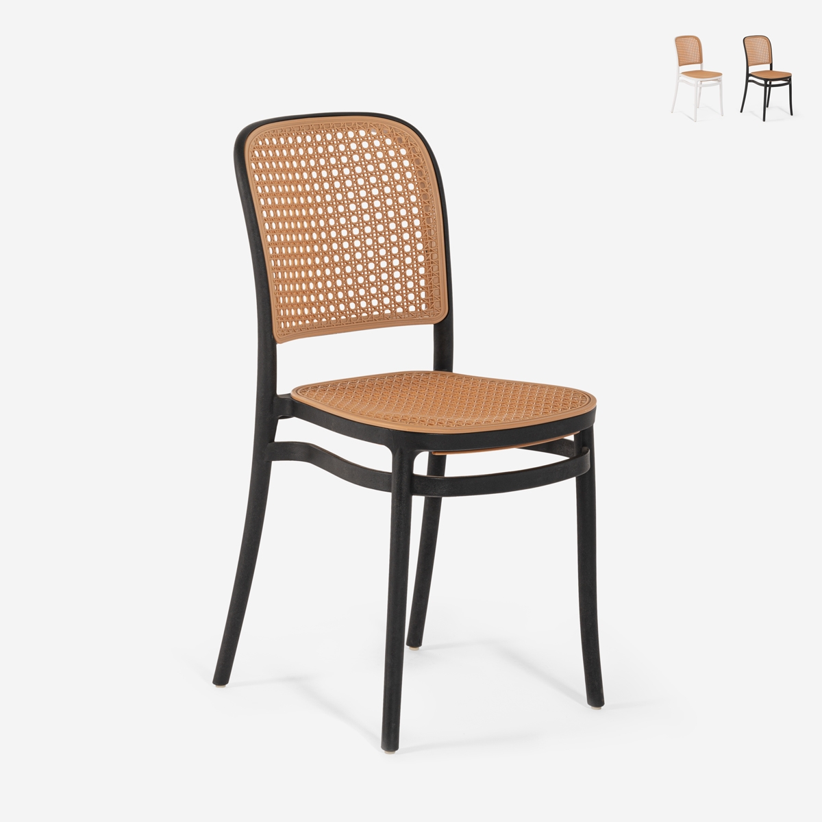 Chaise cuisine restaurant extérieur empilable style classique Vihmin Promotion