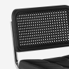 Weense sledestoel in kunstleer en modern design Erys Lux Verkoop