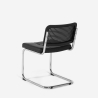 Weense sledestoel in kunstleer en modern design Erys Lux Aanbod