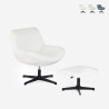 Fauteuil pivotant ergonomique de salon avec repose-pieds Janes Prix