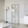 Modern design witte houten boekenkast 70 x 24 x 178 cm Kajes Verkoop