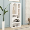 Étagère murale design blanc moderne avec 5 compartiments H150cm Venus Catalogue