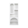 Étagère murale design blanc moderne avec 5 compartiments H150cm Venus Offre