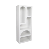Étagère murale design blanc moderne avec 5 compartiments H150cm Venus Vente