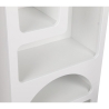 Étagère murale design blanc moderne avec 5 compartiments H150cm Venus Choix
