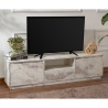 Meuble TV mobile avec 3 portes rabattables 160x29cm Vanguard Offre
