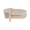 Table basse de salon design asymétrique 90x60cm Orion Catalogue