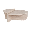 Table basse de salon design asymétrique 90x60cm Orion Choix