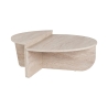 Table basse de salon design asymétrique 90x60cm Orion Choix