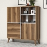 Buffet polyvalent séjour/entrée avec portes 100x115x30 cm Pulse Remises