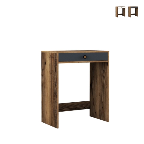 Coiffeuse table de maquillage avec tiroir et 15 compartiments 70x40cm Lizbon Promotion