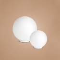Ronde glazen tafellamp wit Ø30cm Area L Aanbieding