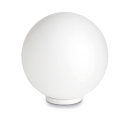 Ronde glazen tafellamp wit Ø30cm Area L Aanbod