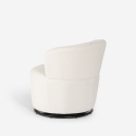 Moderne draaibare loungestoel in bouclé stof Yammy Catalogus