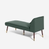 Vintage klassieke fluwelen chaise longue Agos Catalogus