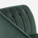 Dormeuse vintage à gauche classique en velours Agos Modèle