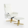 Fauteuil de massage relaxant et chauffant avec repose-pieds Myron Choix