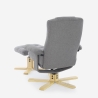 Fauteuil relax ergonomique massant chauffant avec repose-pieds Nairo Offre
