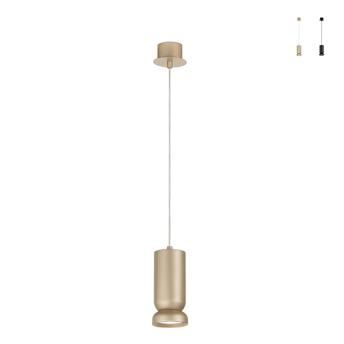 Lampe suspendue en métal avec cordon réglable Lilium Offre Lampe suspendue en métal avec cordon réglable Lilium Offre