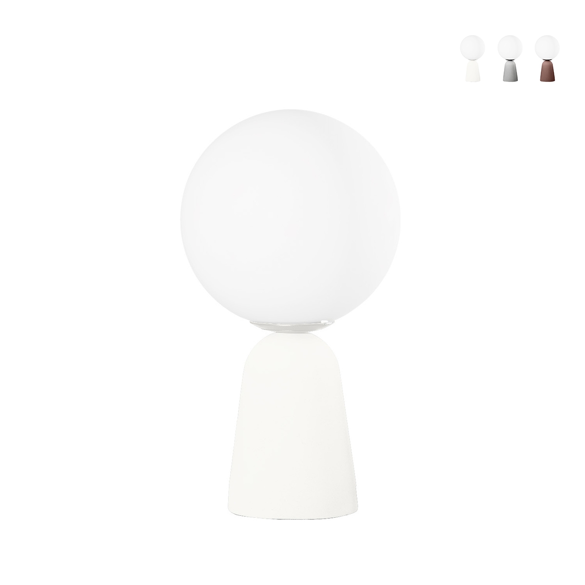 Lampe de table moderne en béton abat-jour rond H33cm Rock Table Offre Lampe de table moderne en béton abat-jour rond H33cm Rock Table Offre