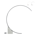 Boogvloerlamp met LED H204cm in metaal Rune M Aanbieding
