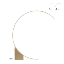 Lampe sur pied arc LED H204cm en métal Rune Vente