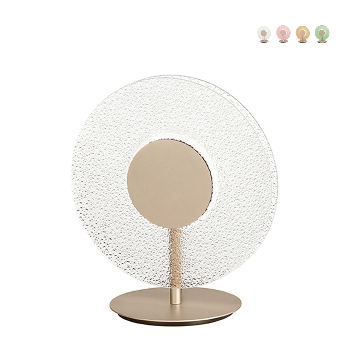 Lampe de table LED en verre granulé Candy LT Remises Lampe de table LED en verre granulé Candy LT Remises