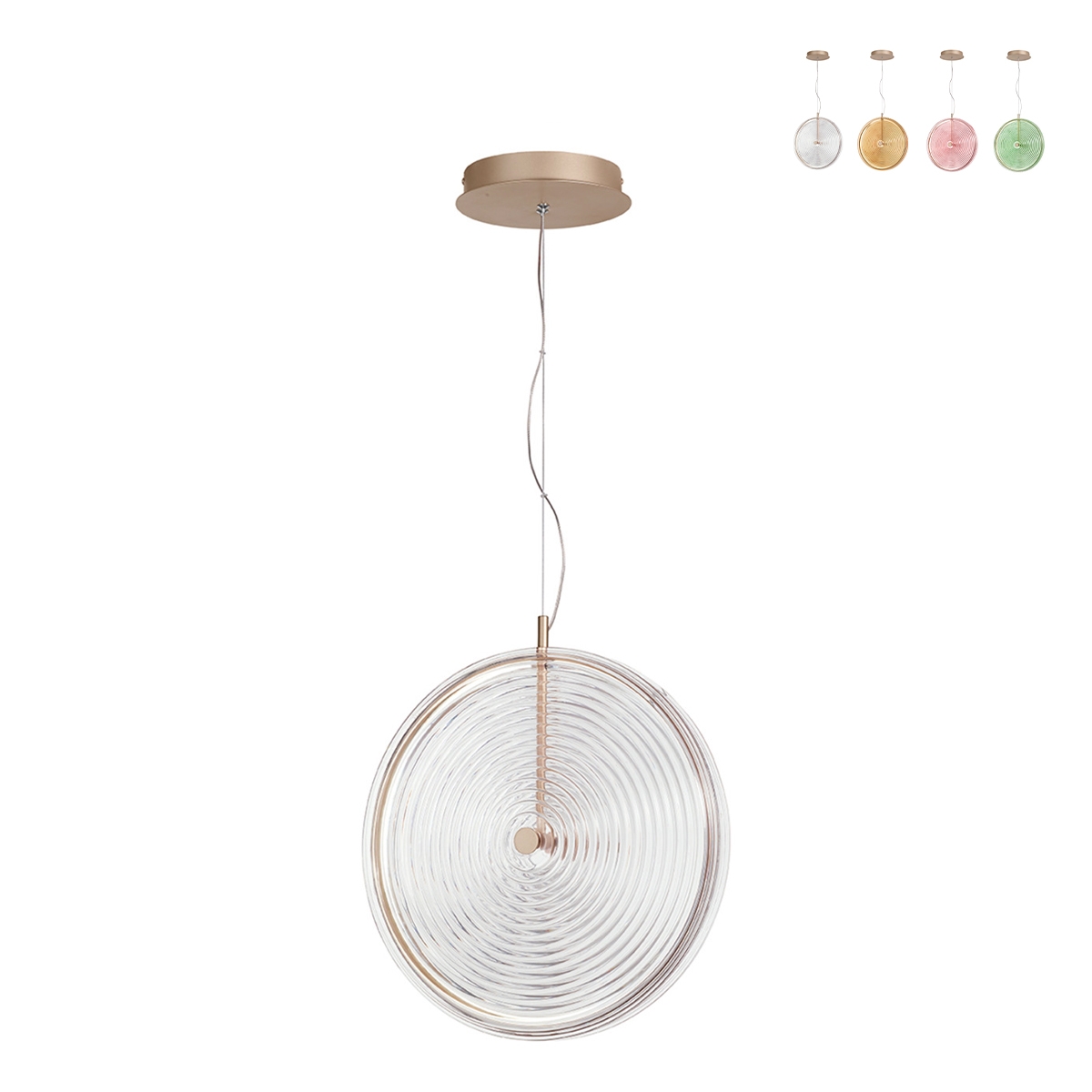 LED hanglamp Ø45cm glas en metaal Jokey L Aanbod LED hanglamp Ø45cm glas en metaal Jokey L Aanbod