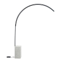 Boogvloerlamp van metaal met LED H215cm Biblio M Aanbod
