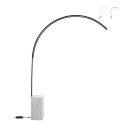 Boogvloerlamp van metaal met LED H215cm Biblio M Aanbieding