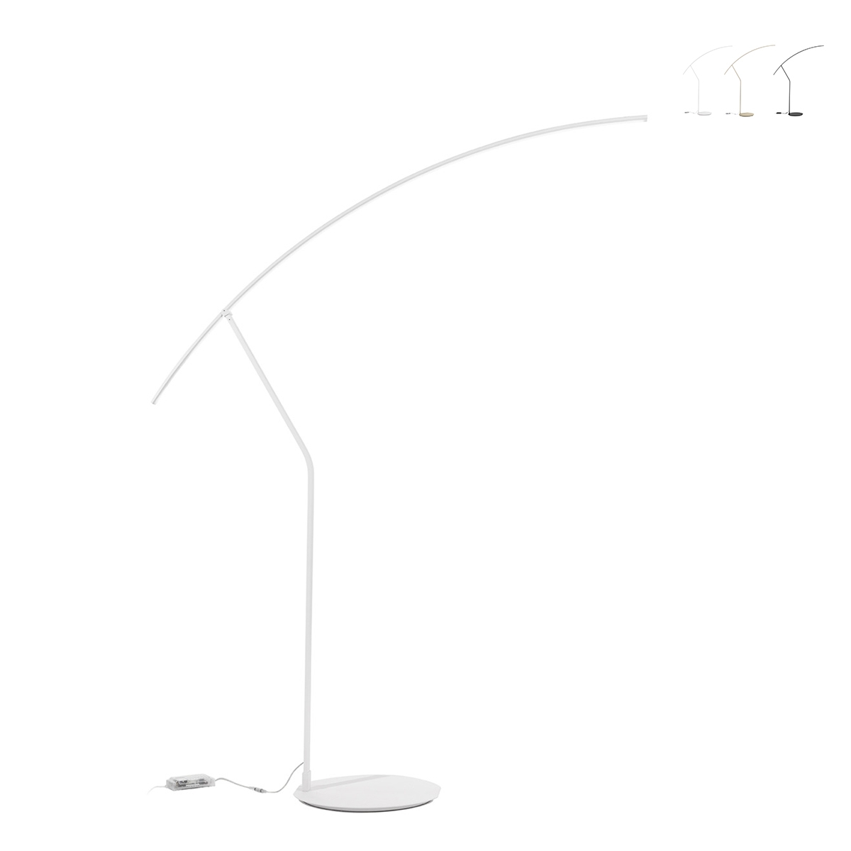Dimbare LED vloerlamp metaal H202cm Folaga Korting Dimbare LED vloerlamp metaal H202cm Folaga Korting
