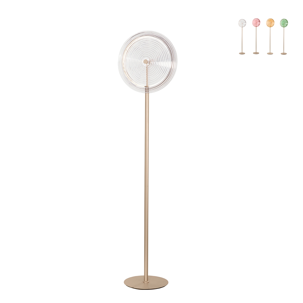 Lampadaire LED H170cm en métal et verre Jokey PT Offre Lampadaire LED H170cm en métal et verre Jokey PT Offre