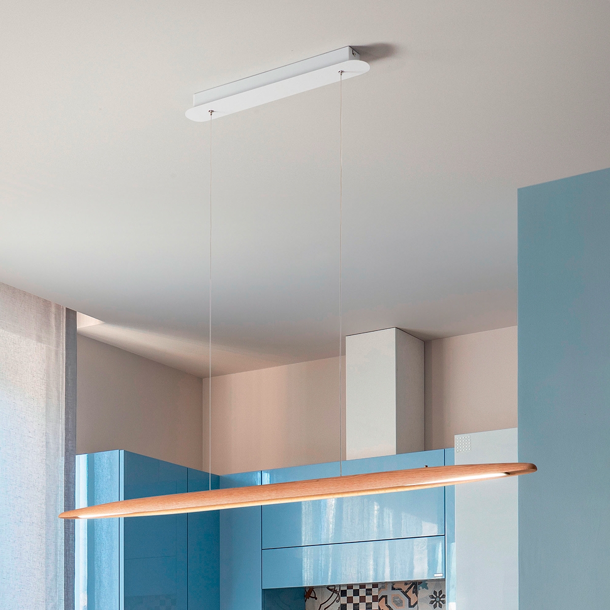Suspension moderne en bois à LED pour cuisine et salon Ribot-S Promotion Suspension moderne en bois à LED pour cuisine et salon Ribot-S Promotion
