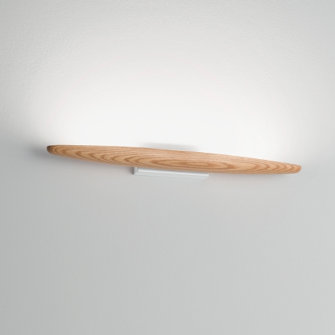 Moderne LED-wandlamp in hout en metaal Ribot-P Aanbieding