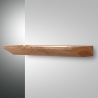 Houten en glazen wandlamp met LED en dimmer Linus Verkoop