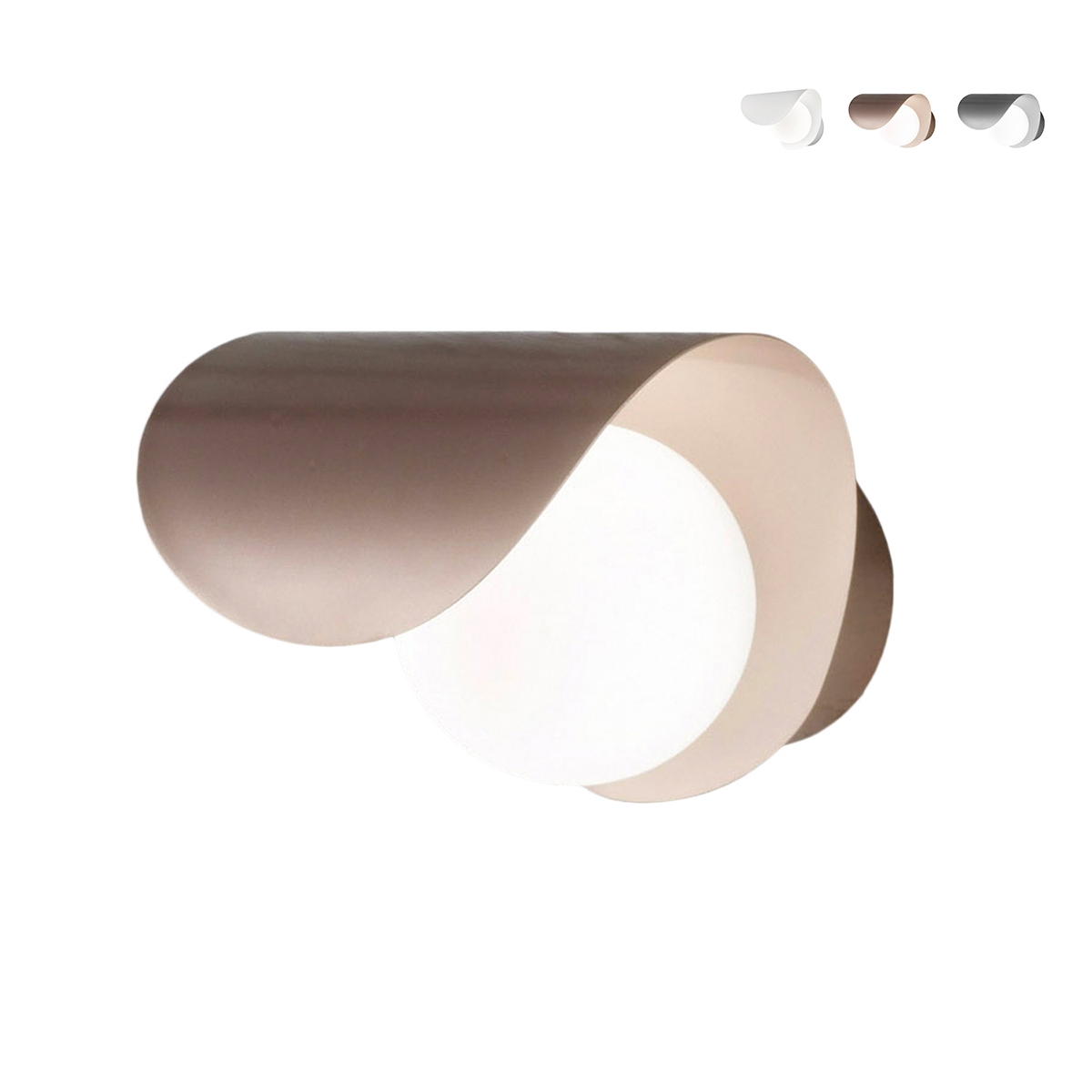 Moderne LED wandlamp in metaal en geblazen glas Adria-P Aanbieding Moderne LED wandlamp in metaal en geblazen glas Adria-P Aanbieding