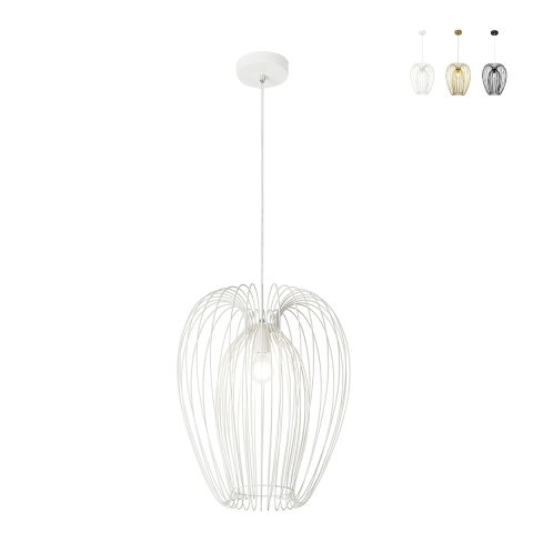 Hanglamp met metalen kooi Camp-S Aanbieding