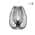 Moderne tafellamp met metalen kooi Camp-T Aanbieding