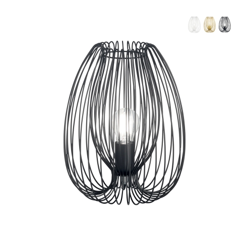 Moderne tafellamp met metalen kooi Camp-T Aanbieding